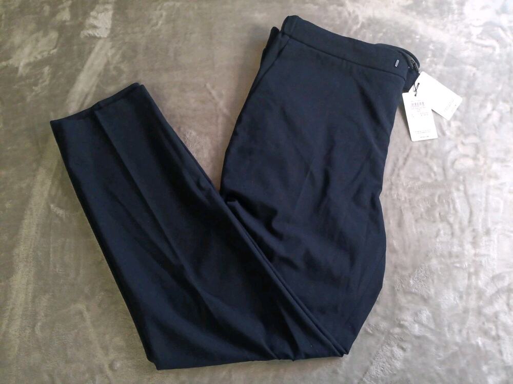 NWT Reiss Found Drawcord Slim Dress Pants Mens 38R Navy $185 MSRP